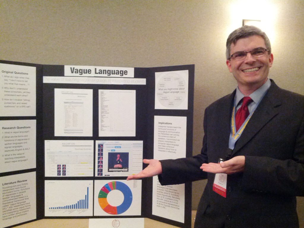 Me and my VL poster at CIT 2012