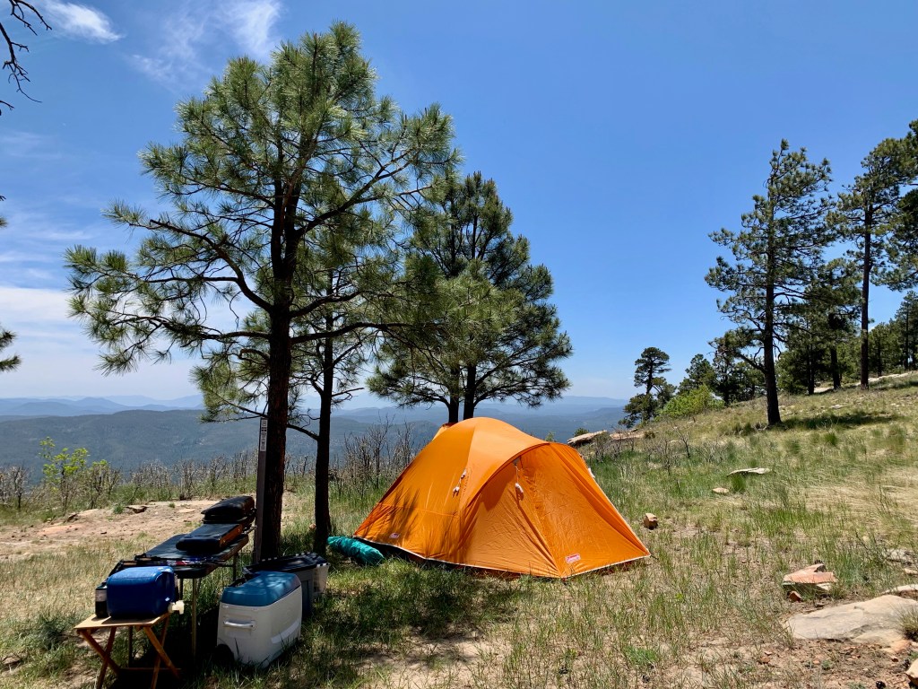Mongollon Rim campout